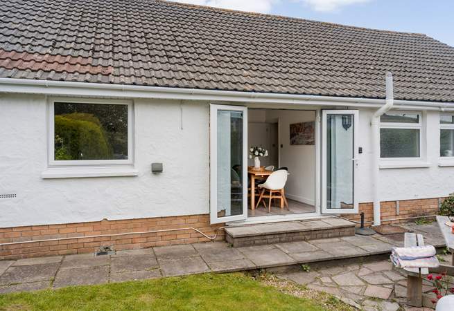 Step outside and enjoy the garden. 