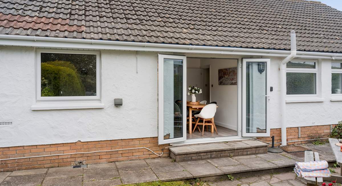 Step outside and enjoy the garden. 