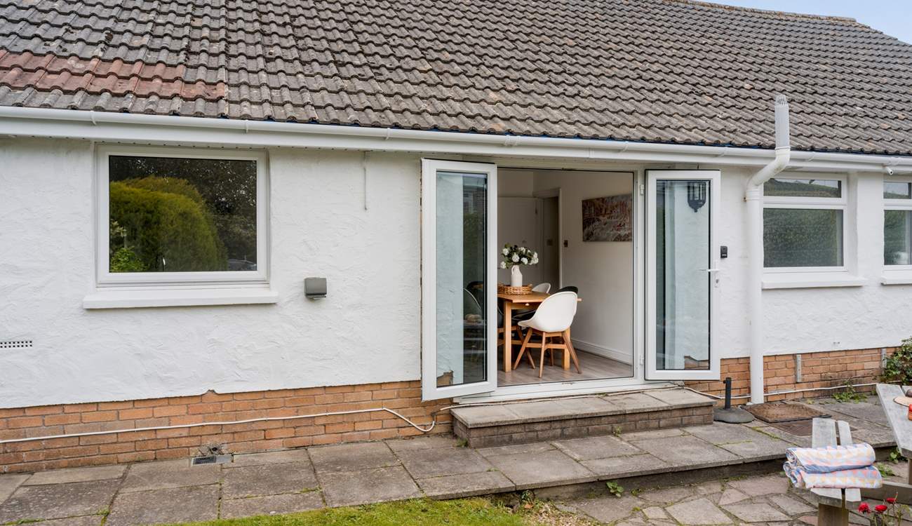 Step outside and enjoy the garden. 