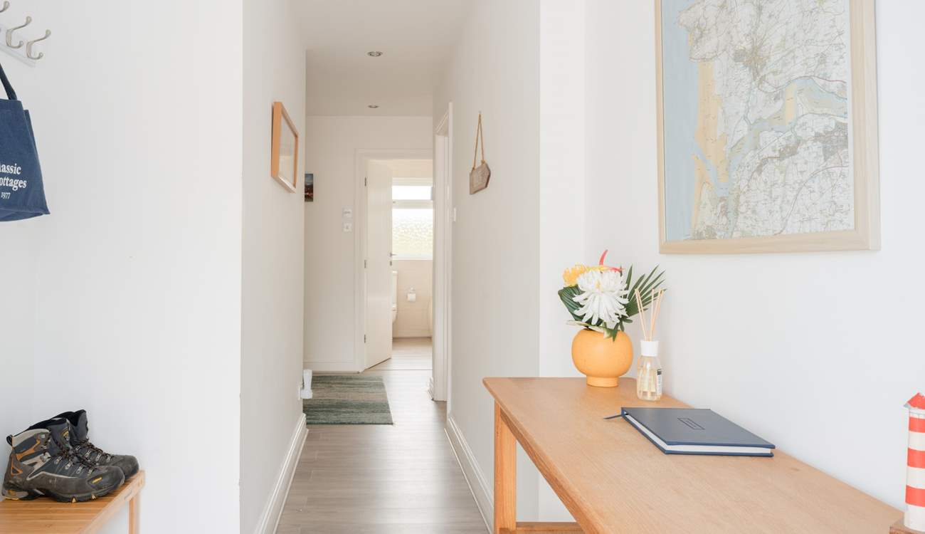 Seaward is all on one level. 