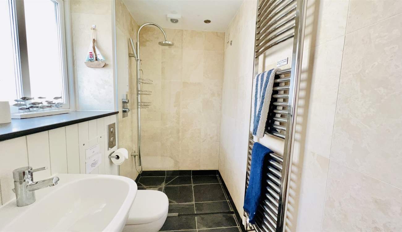 There is a shower-room on the ground floor. 