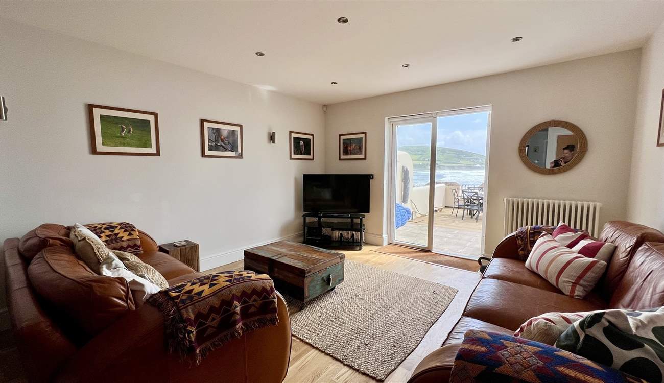 Step out onto the terrace for a spot of al fresco dining. 