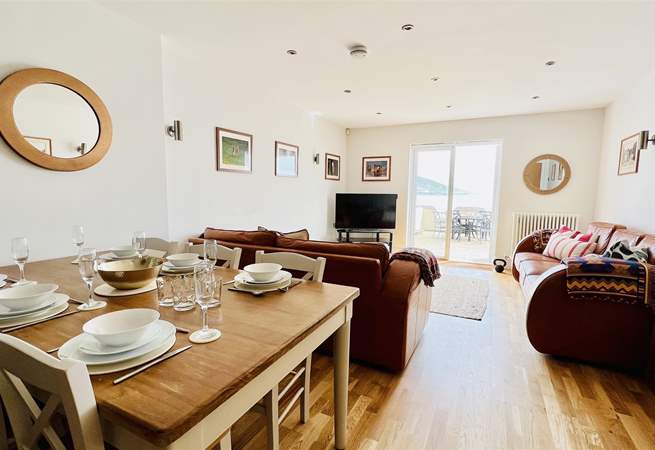 Gather everyone around the table and chat about the adventures of the day. 