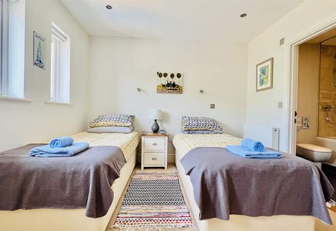 Bedroom 3 also has the luxury of an en suite bathroom. 