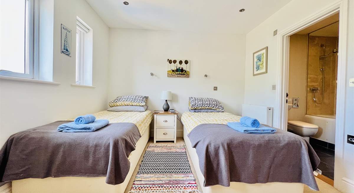Bedroom 3 also has the luxury of an en suite bathroom. 