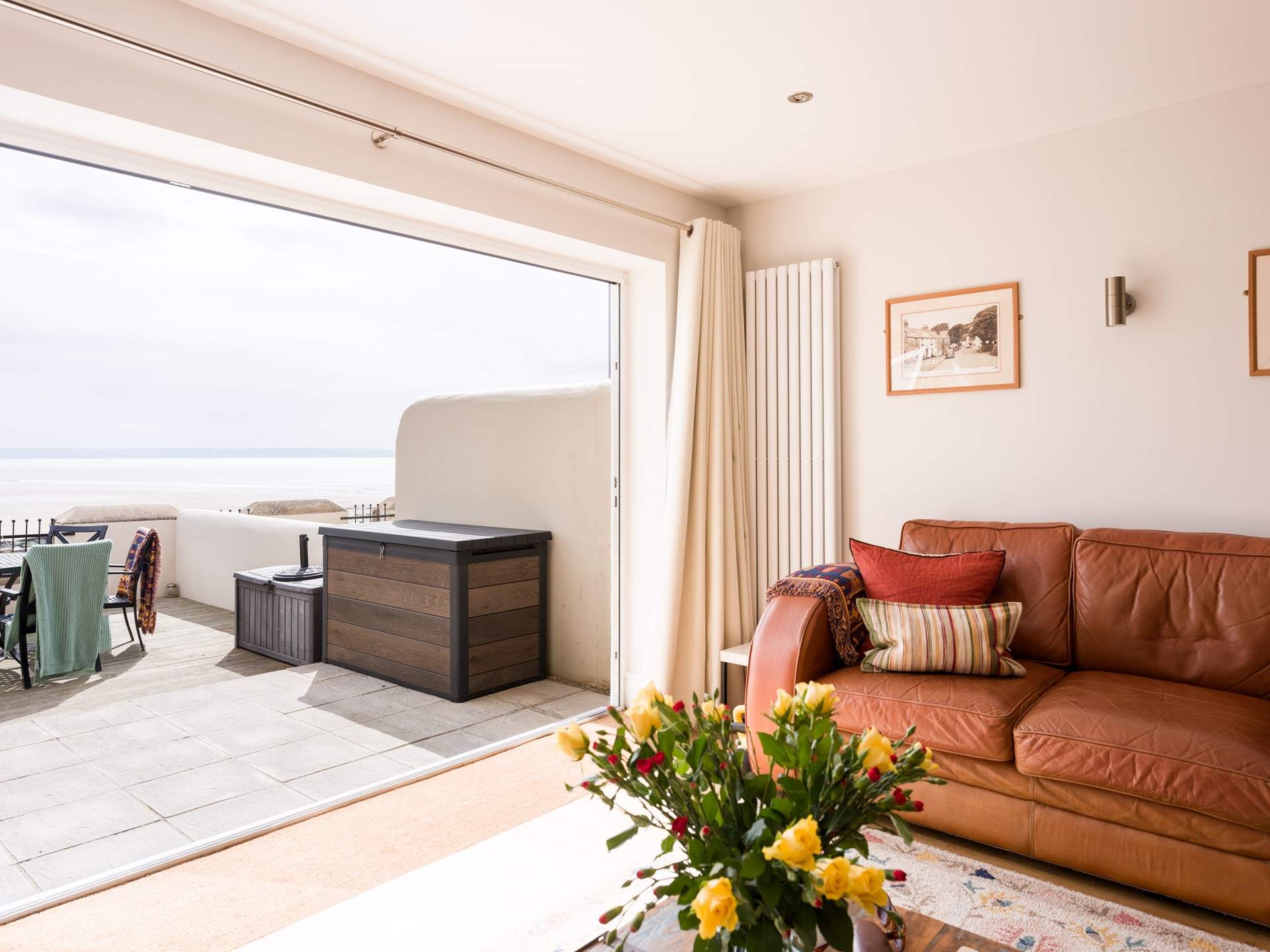 Step out onto the terrace for a spot of al fresco dining. 