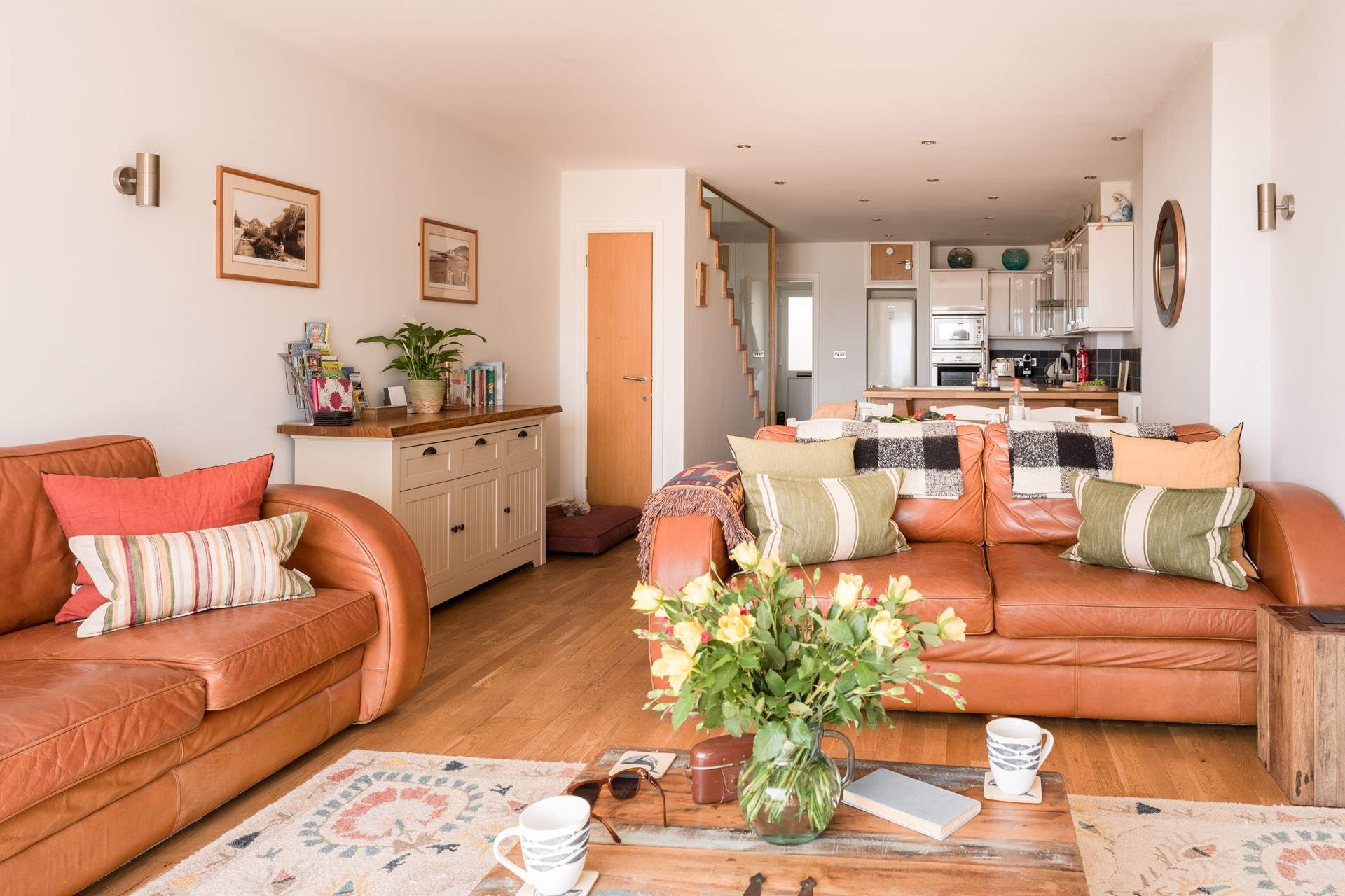 The open plan living space makes for sociable holidays.