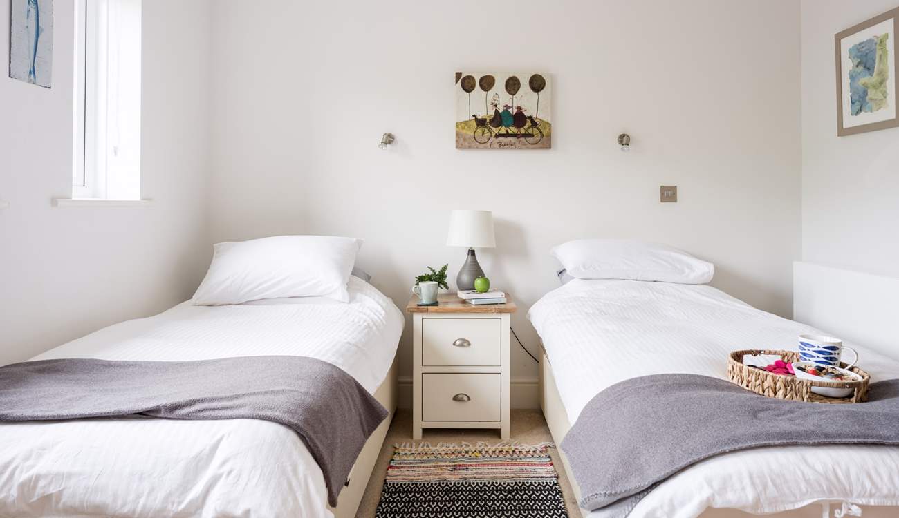 Bedroom 3 has twin beds, ideal for children or adults...