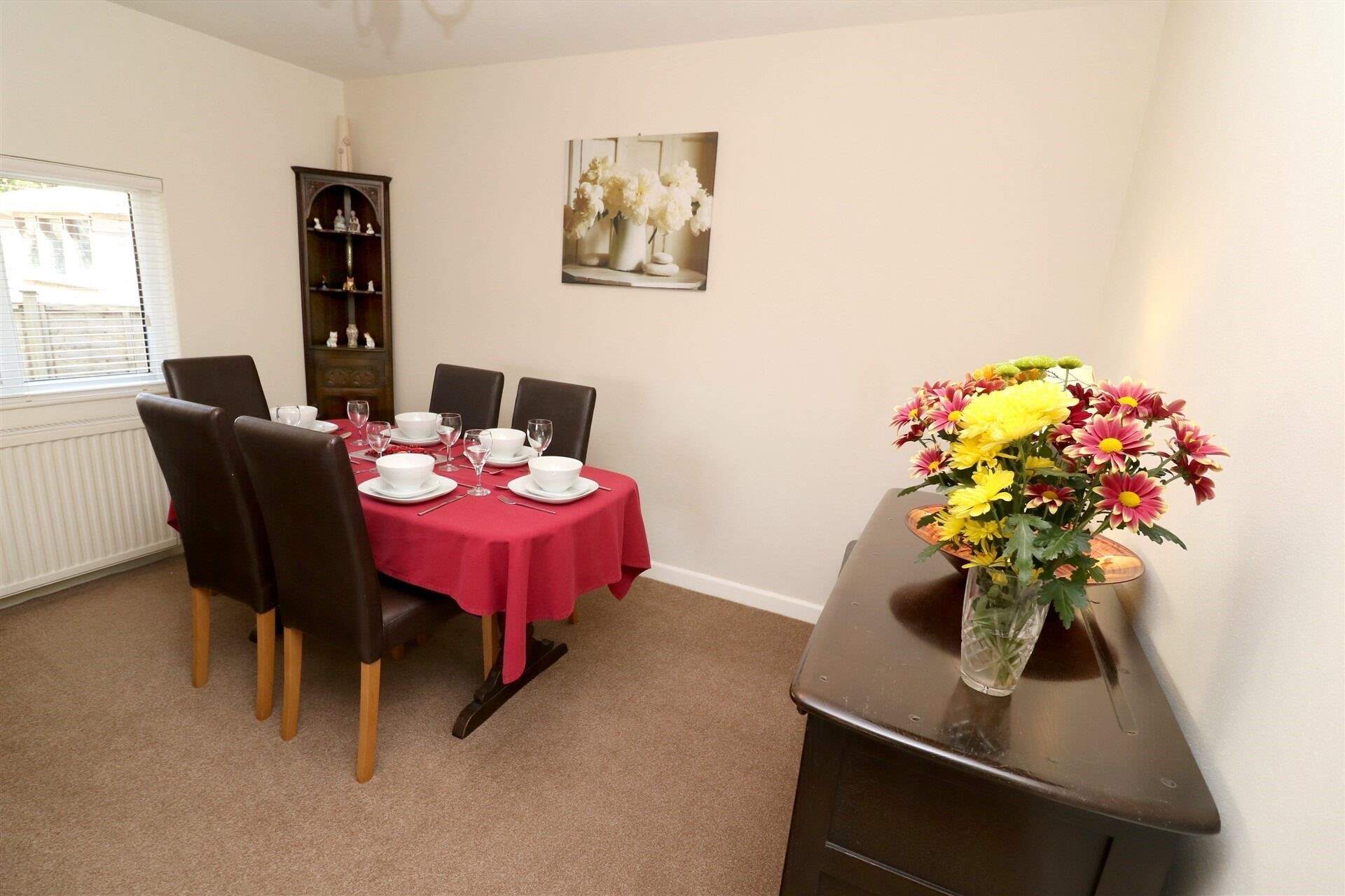 Chat about your day around the table. 