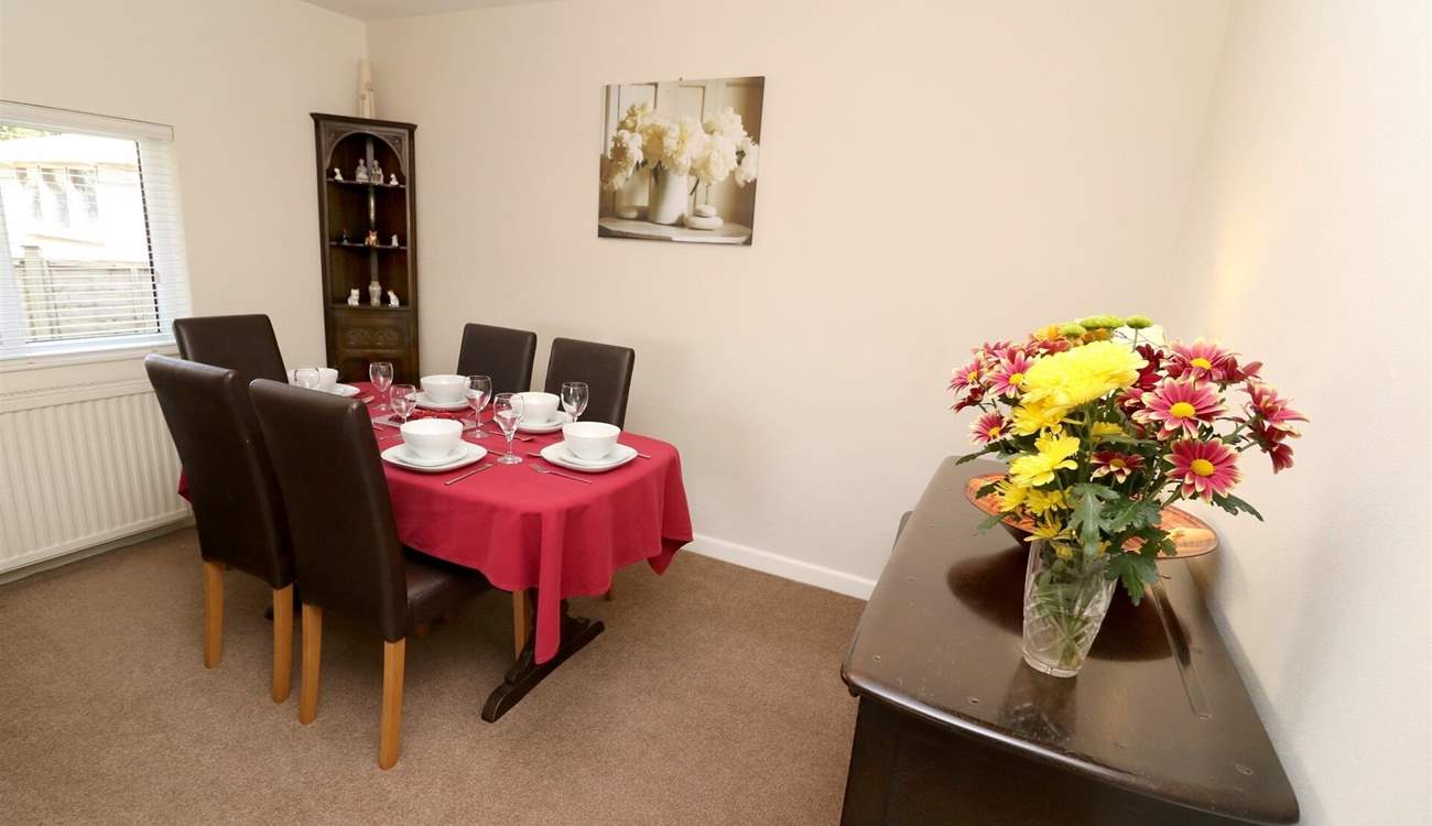 Chat about your day around the table. 