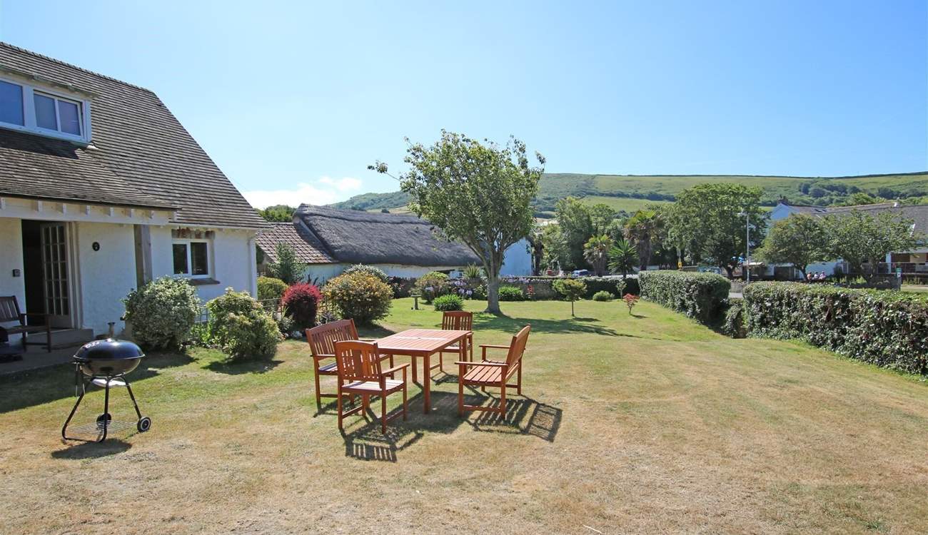 The pretty garden is such a lovely place to spend sunny days. 