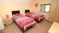 The 'zip and link' in bedroom 2 is ideal for either children or adults. It can also be configured as a super-king bed for flexibility.