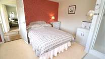 The double bedroom on the ground floor. 