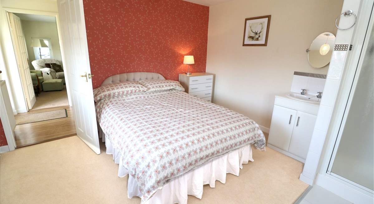 The double bedroom on the ground floor. 
