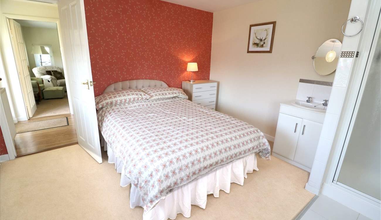 The double bedroom on the ground floor. 