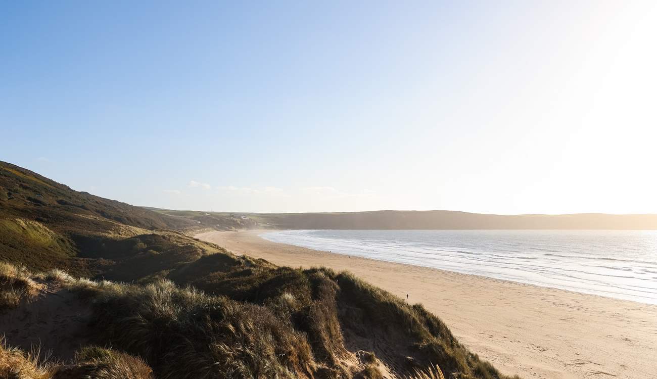 Or Woolacombe perhaps, just down the road. 