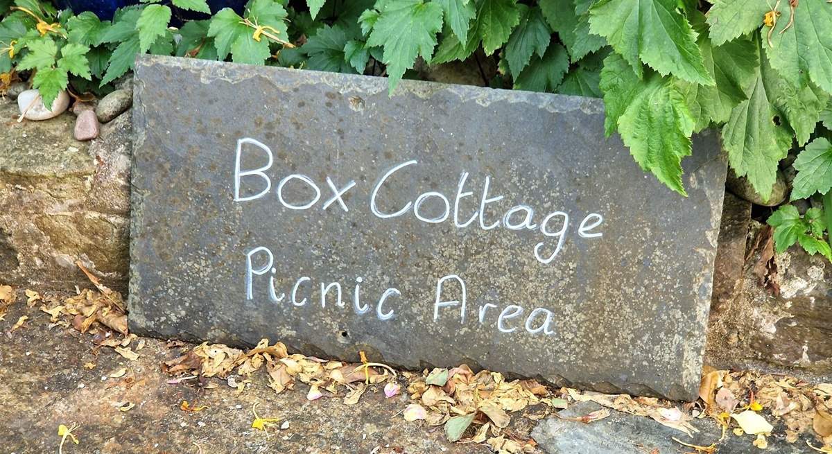 A picnic in the garden, the perfect holiday pastime. 