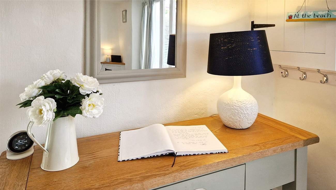 Lovely touches throughout this delightful cottage.