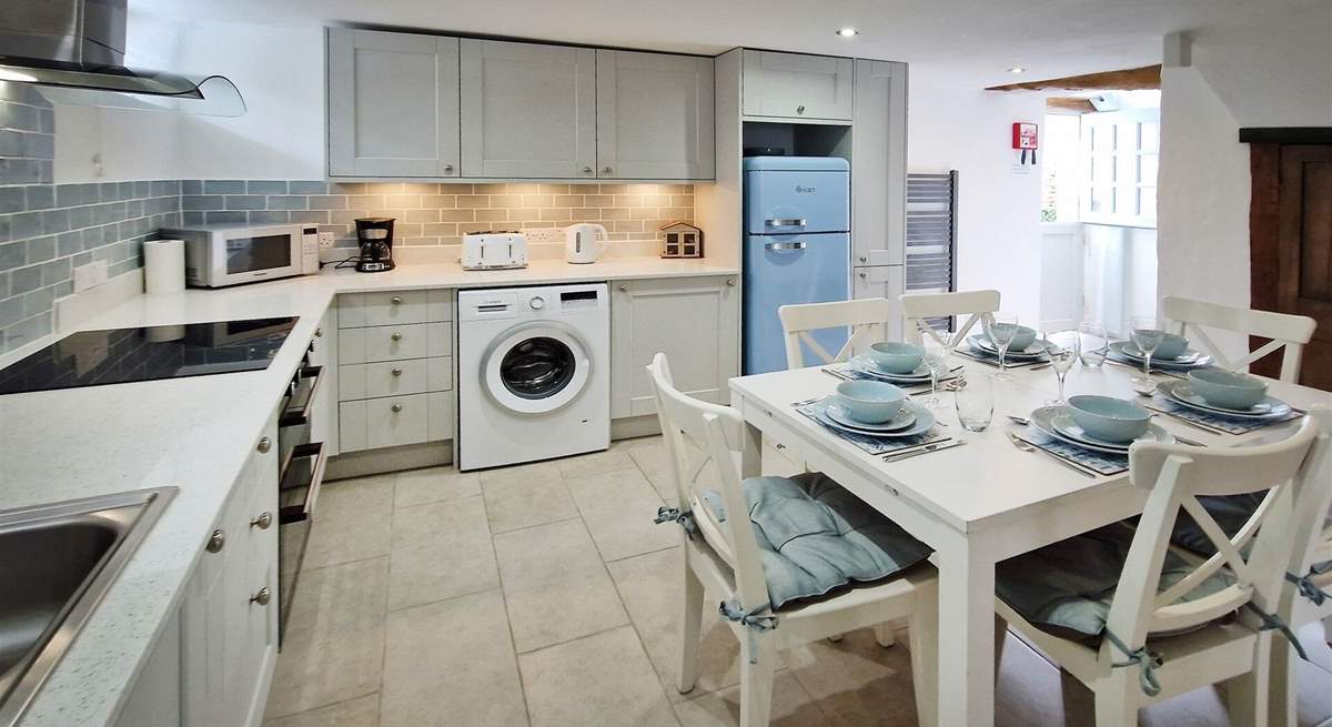 The kitchen/diner is such a delightful space. 
