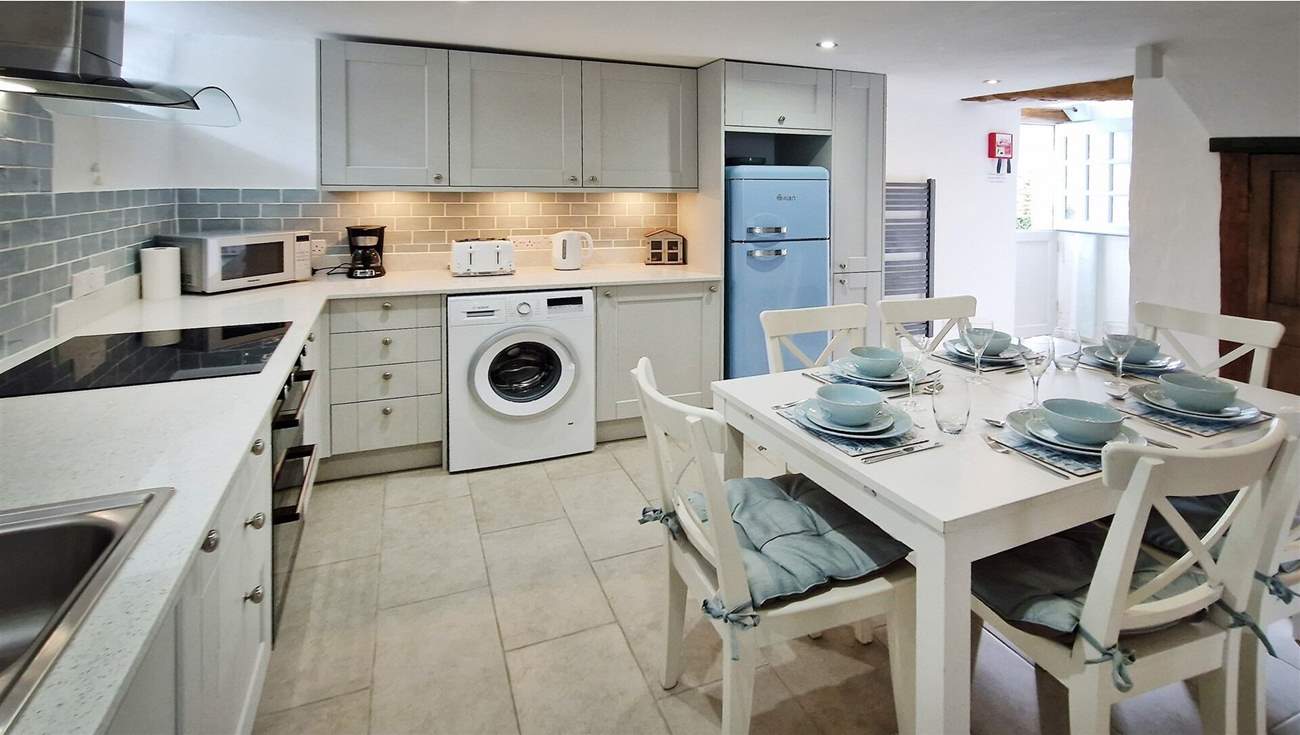 The kitchen/diner is such a delightful space.