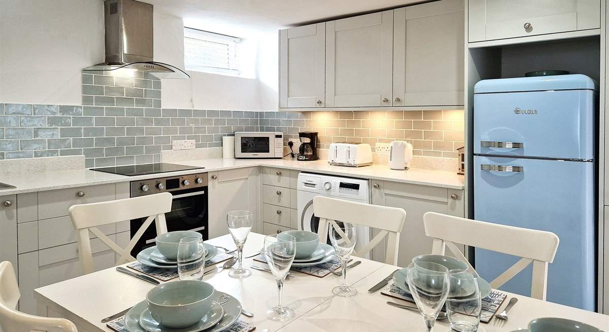 The kitchen has all the equipment you'll need. 