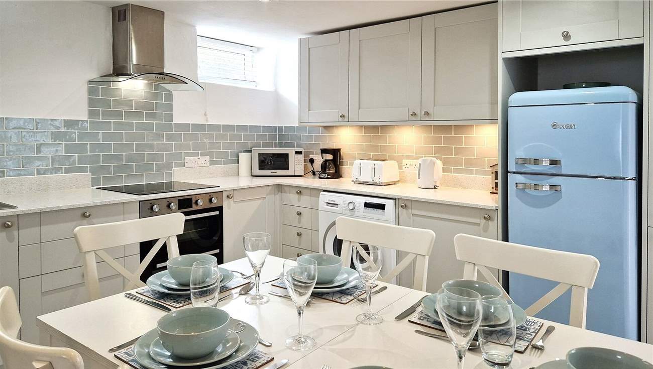 The kitchen has all the equipment you'll need.