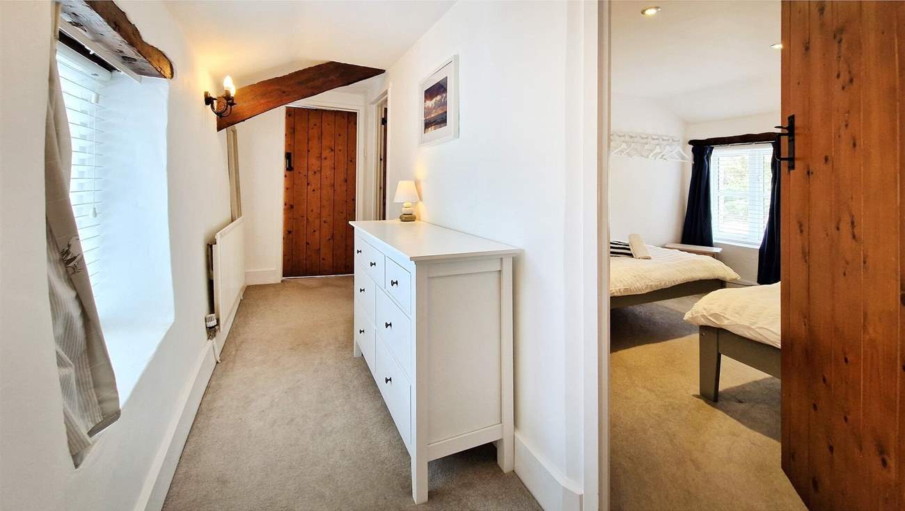 All the bedrooms are on the first floor.