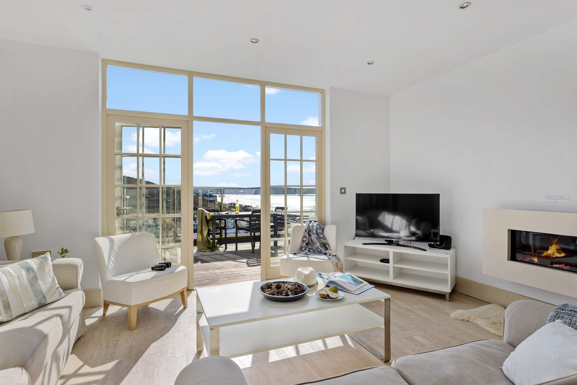 Step outside and enjoy the views throughout the day.