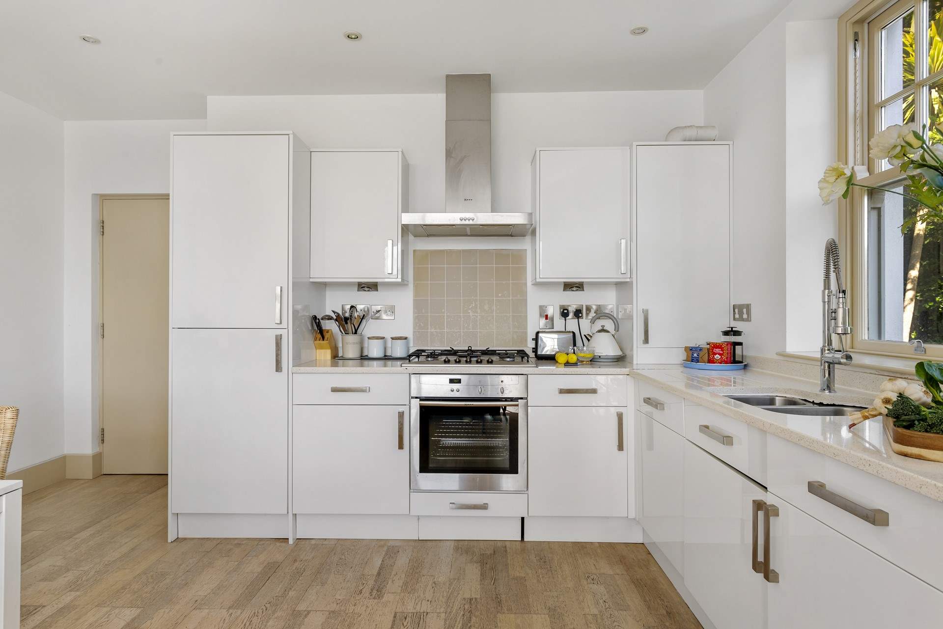 The kitchen has all the equipment you'll need to cook a holiday meal. 