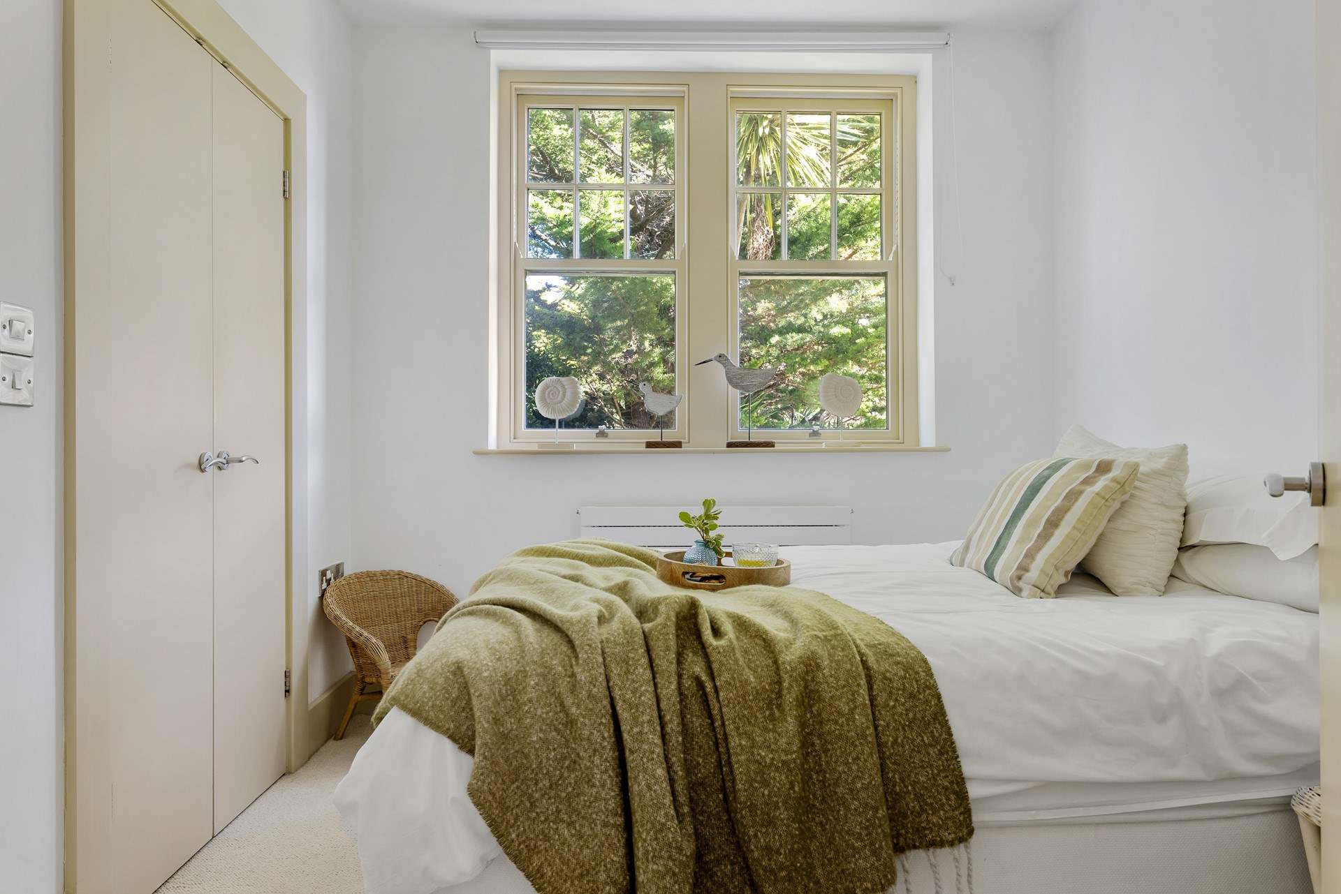 One of the double bedrooms. 