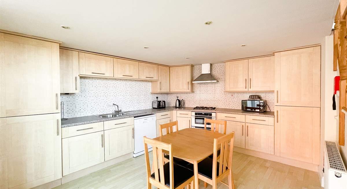 The kitchen is on the ground floor.