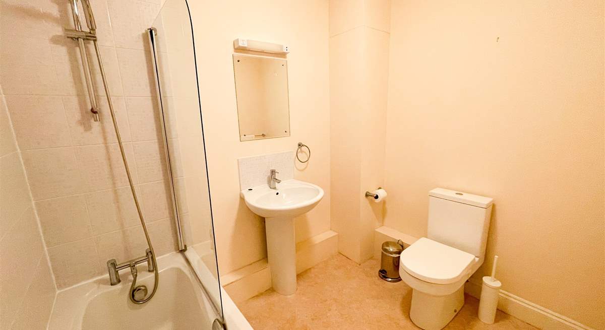 The first floor bathroom.