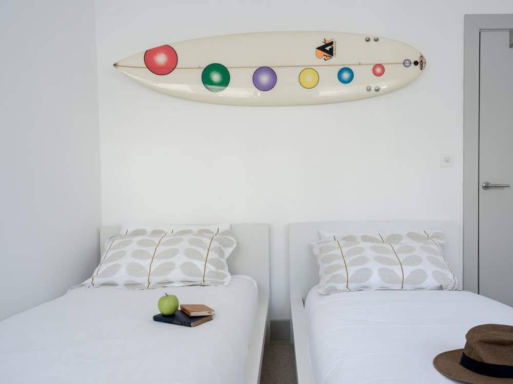 You can dream of surfing the waves each night.