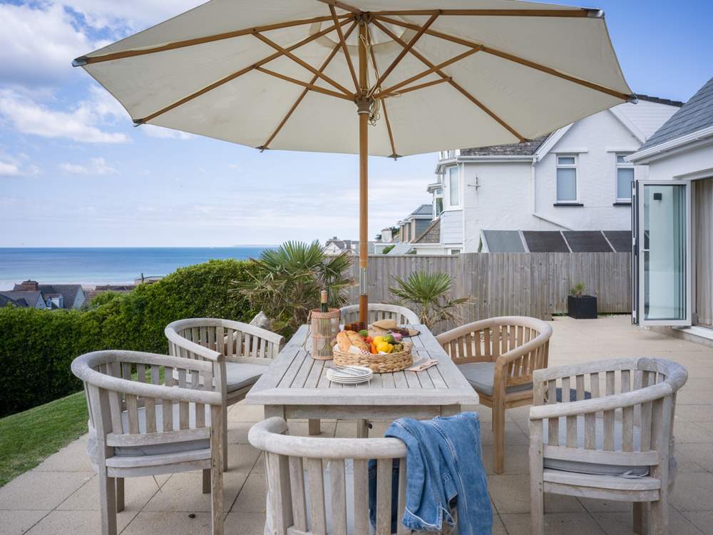An afternoon feast with a view!