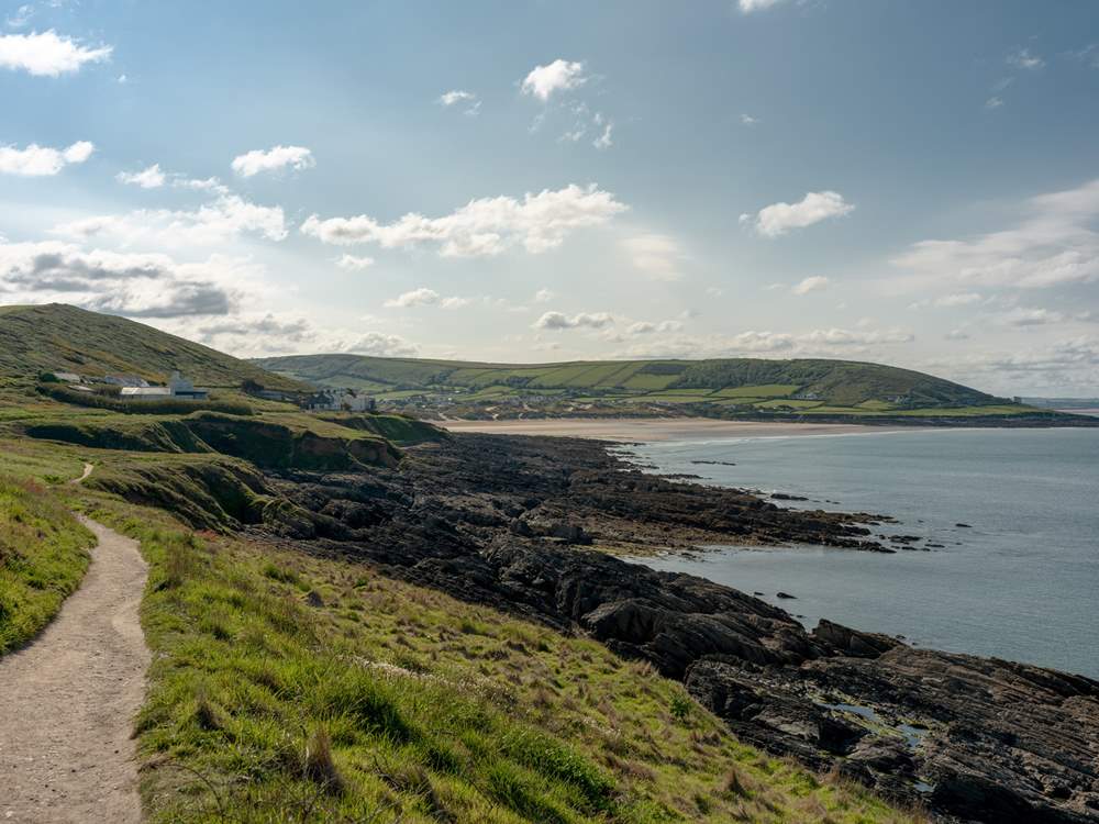 Head back to Croyde for an ice cream after a walk out to Baggy Point.