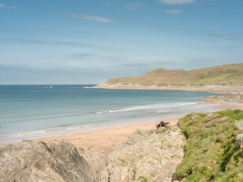 Simply walk the coast path and find a spot to stop reflect and enjoy the view!