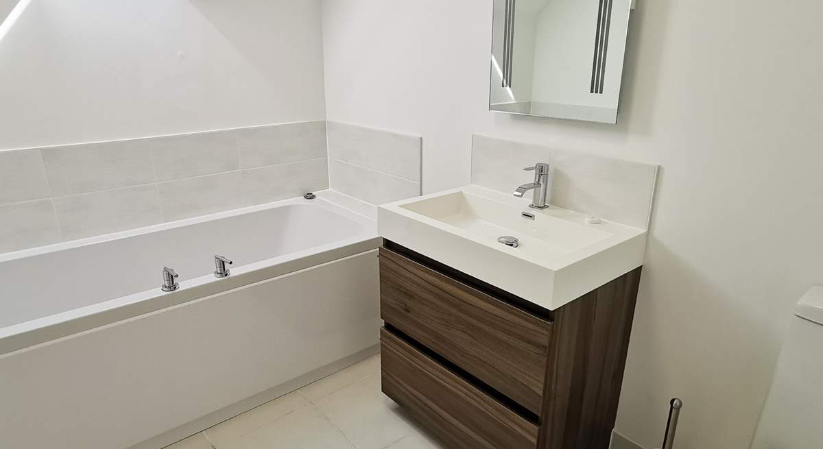 There is also a family bathroom, perfect for a long soak. 