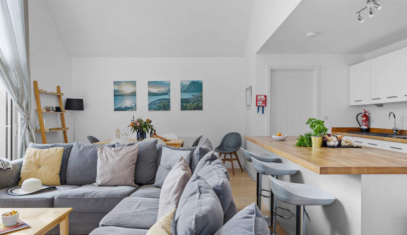 At the end of the day snuggle into the sofa and enjoy a family film night.