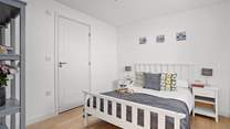 On the ground floor you will find the double en suite shower room.