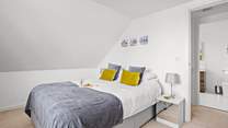 The bedrooms are beautiful. 