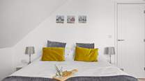 On the first floor you will discover the king bedroom.