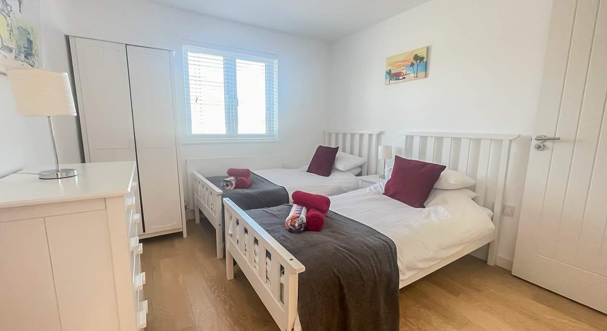 The twin room on the ground floor.