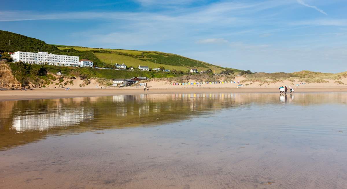Saunton Sands is a short drive away.