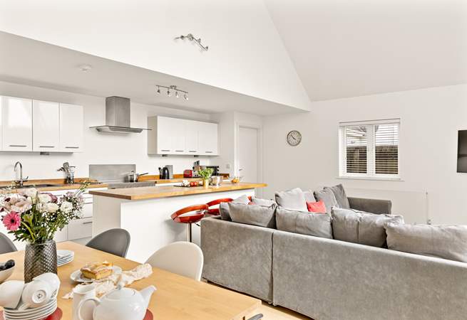 The joy of open plan being the best of family holiday times. 