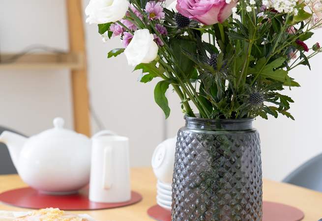 Tea time treats are always welcome.