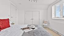 There is plenty of storage to add to the lovely flow of this holiday abode.