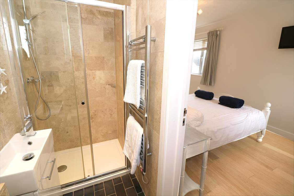 The en suite shower-room to the double bedroom.