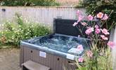 Relax in the hot tub, the perfect holiday pastime.  - Thumbnail Image
