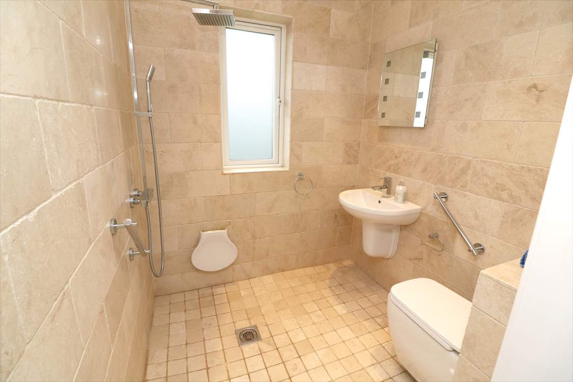 The wet-room.