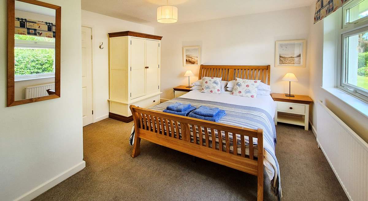 One of the lovely double bedrooms. 